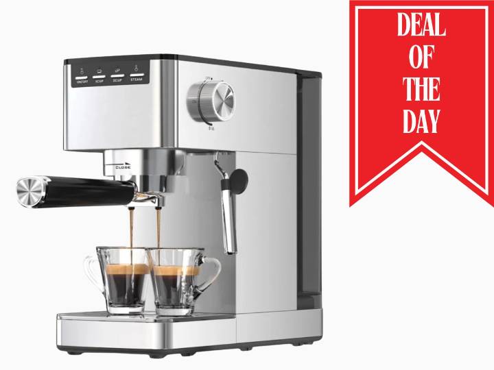 Antarctic Star espresso machine on sale for $96, down from $275 at Wayfair