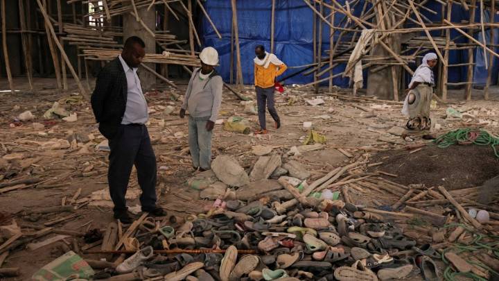 Derrumbe de una iglesia en construcción en Etiopía deja 36 muertos y más de 200 heridos