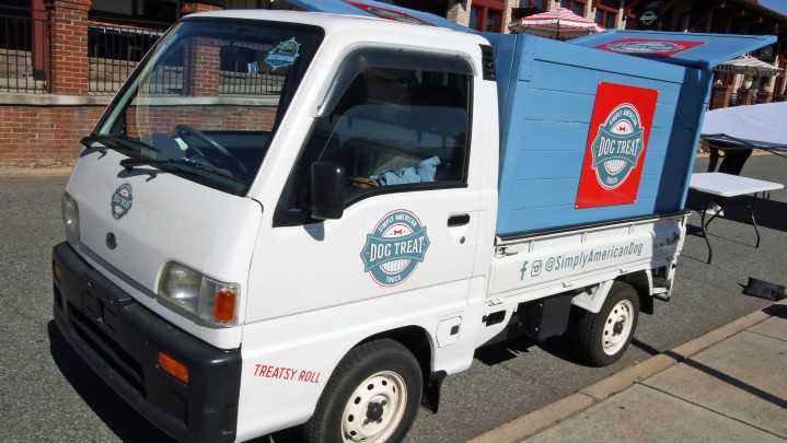Simply American Dog Treats food truck operating in Belmont, NC