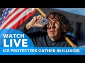Live: Chicago protesters against ICE gather outside ICE facility in Broadview, Illinois