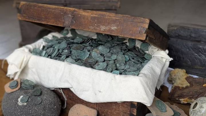 Encontraron más de mil monedas de un naufragio valuadas en un millón de dólares