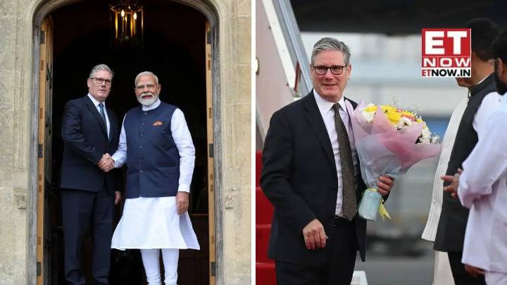 UK Prime Minister Keir Starmer arrives in Mumbai; to meet PM Modi