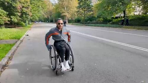 George Gallego to take part in NYC Marathon using manual wheelchair to save The Axis Project