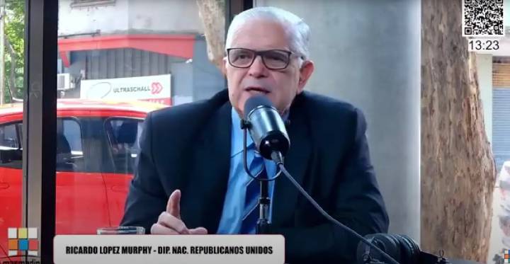 Ricardo López Murphy en diálogo con Más Prensa: «Kirchner mandó los ahorros de Santa Cruz al exterior»
