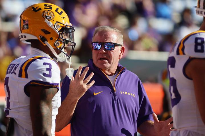 Brian Kelly Gives Big Garrett Nussmeier Injury Update as New LSU QB Gets First Team Reps This Week