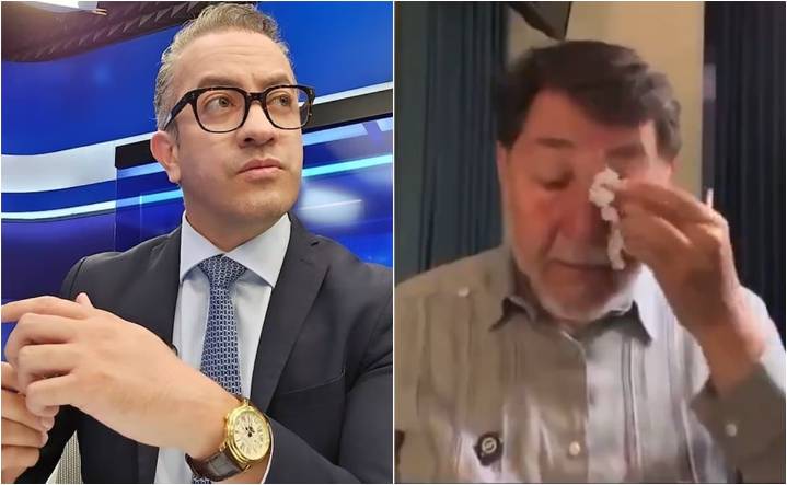 Chumel Torres lanza dardo a Noroña tras romper en llanto por situación en Palestina