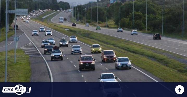 "Abundante fluido vehicular": largas colas en la autopista Córdoba