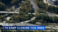 I-76 westbound ramp to City Avenue to close for repairs