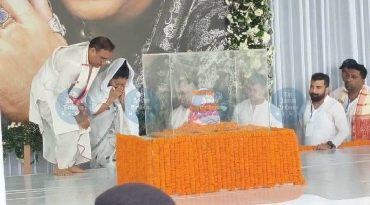 Rain-soaked Jorhat Stadium turns into sea of homage for Zubeen Garg