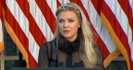 Erika Kirk speaks at Charlie Kirk Presidential Medal of Freedom ceremony