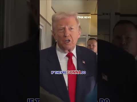 WATCH: Reporter asks Trump about resuming underground nuclear detonation tests #trump #shorts #usa