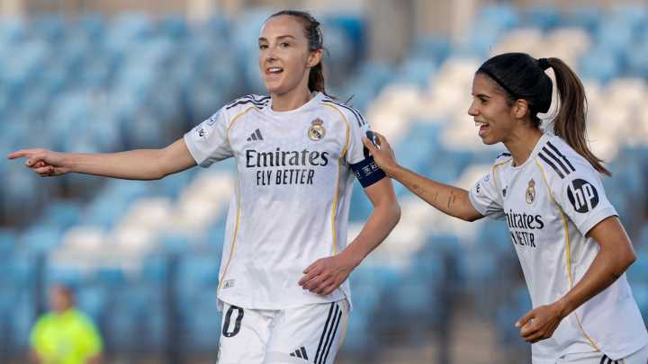 El Real Madrid golea a una floja Roma en el arranque de la Champions femenina