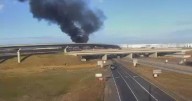I-70 closed east of Denver due to semi fire and crash