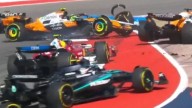 Accidentada largada en la Sprint del Gran Premio de Estados Unidos