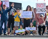 ‘Everybody is frustrated’: ‘No Kings’ protest in St. Paul draws hundreds