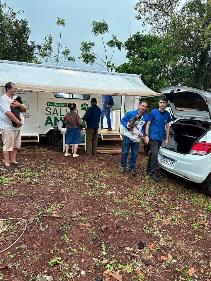 Villa Svea: Operativo integral contra el dengue, castraciones, control de focos y descacharrizado