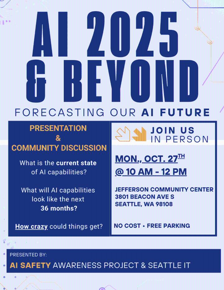 Attend “AI 2025 & Beyond” — a free event on October 27 at the Jefferson Community Center
