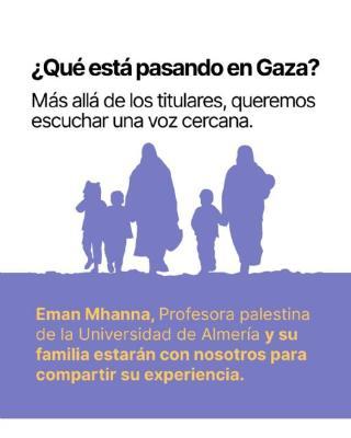 La asociación Plaza Nueva organiza un encuentro con la profesora palestina Eman Mhanna