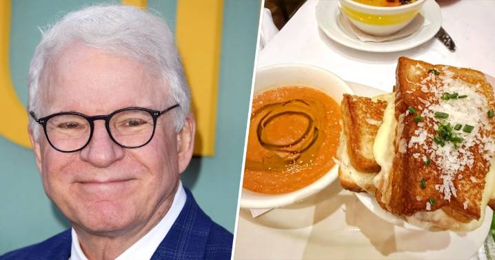 Steve Martin Pokes Fun at Fancy Grilled Cheese and Tomato Soup
