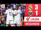 VIDEO: resumen y goles del partido, Real Madrid vs. Villarreal (3