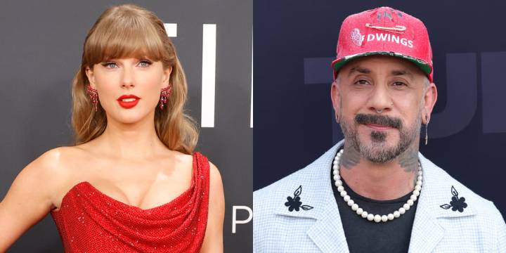 Taylor Swift Totally Fangirls Over AJ McLean’s Backstreet Boys & ‘Elizabeth Taylor’ Mash-Up | AJ McLean, Backstreet Boys, Taylor Swift 