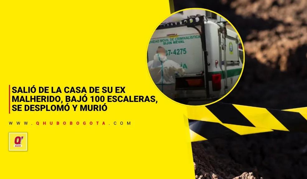 Salió de la casa de su ex malherido, bajó 100 escaleras, se desplomó y murió