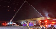 Fire breaks out at industrial building near downtown Salt Lake City