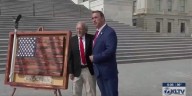 From Whitehouse to the White House: East Texas veteran delivers wooden flag to Washington D.C.