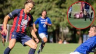 Insólito: Diego Forlán se fracturó tres costillas durante un partido de veteranos