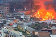 Minedu envía equipo técnico a zona de incendio en Pamplona Alta. Verifican situación de 3 centros educativos