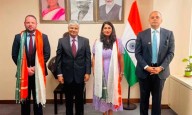 Indian envoy felicitates educator as Hindi teaching takes root in China's Shanghai