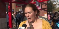 Elkhart County Indivisible Founder Kate Marsh talks about her concerns with the U.S.