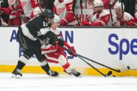 Kings rally late before falling to Red Wings in shootout