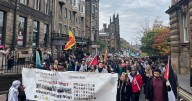 Hundreds march through Edinburgh city centre during weekend protest