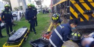 Ciclista murió tras ser arrollado por un tren en el norte de Bogotá