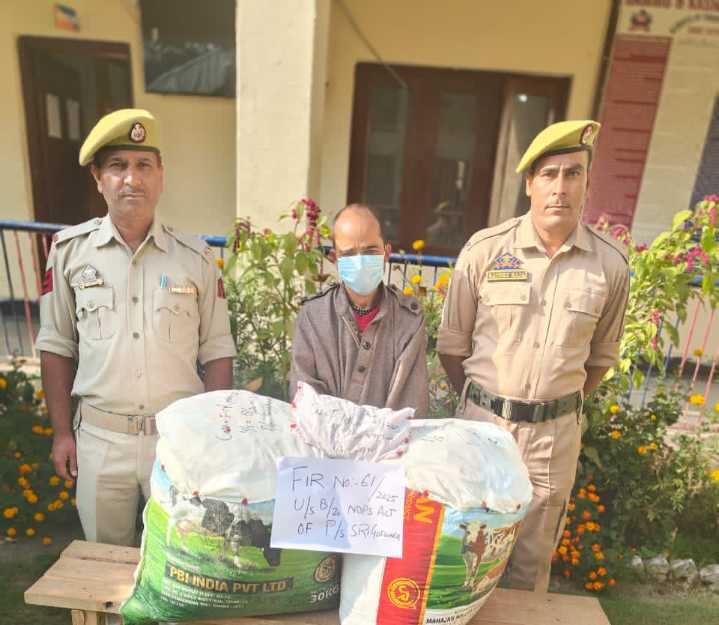 Huge Consignment Of Drugs Seized In Kashmir, 5 Held
