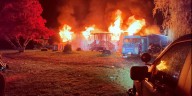 Man accused of assault sets own house on fire during standoff, Lane Co. sheriff says