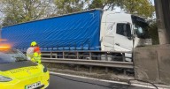 Man in Royal Stoke as HGV ploughs into M6 bridge