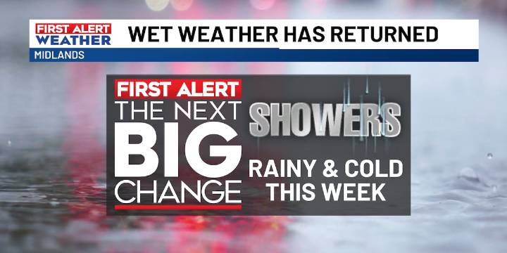FIRST ALERT: Wet and cold for the start of our new work week