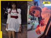 Viral video: Delhi makeup artist turns into Annabelle, brings horror movie to li