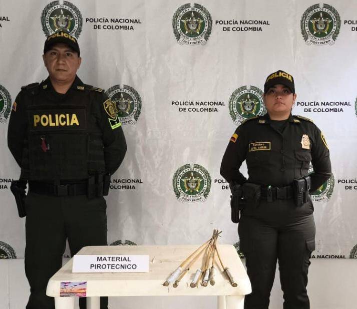 La Policía continua los operativos para incautar pólvora