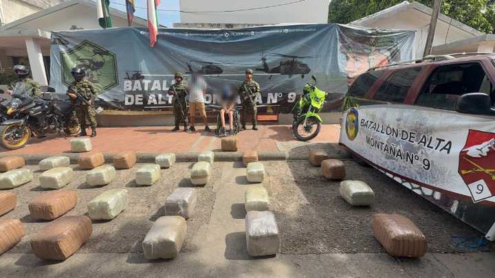 Balance de orden público en Huila: Ejército incautó marihuana que iría camino a Bogotá, se capturó a alias ‘Junior’ y otras operaciones