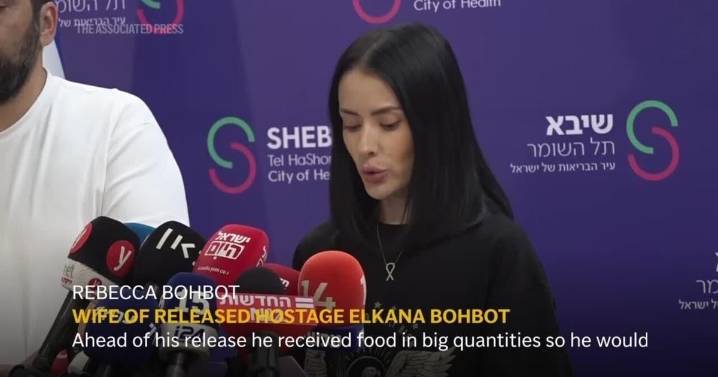 Relatives of Israeli hostages describe being reunited with their loved ones after two years