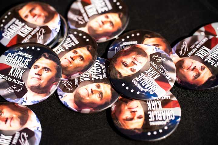 Charlie Kirk memorial with church service organized by Michigan young Republicans