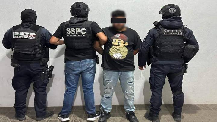 Capturan en Dolores Hidalgo a presunto líder criminal vinculado con homicidios y extorsiones