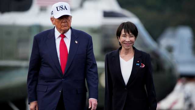 Trump bonds with Japan's new prime minister and says her nation is delivering on US investments