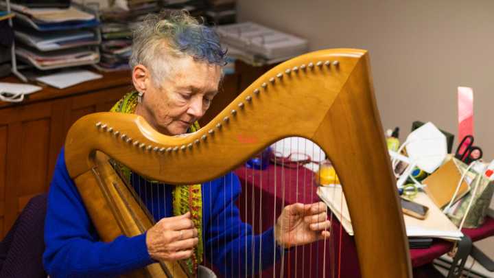 Exeter harpist honored for keeping Irish traditions alive