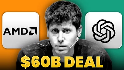 Gigantic News for AMD Stock Investors as It Makes a Deal With OpenAI That Could Be Worth $60 Billion