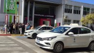 Taxistas de Centenario se manifestaron para exigir más controles sobre aplicaciones de transporte