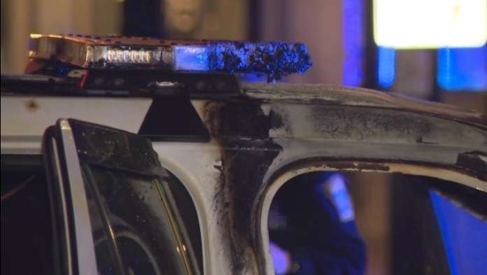 RI teens arraigned for alleged involvement in burning Boston police cruiser